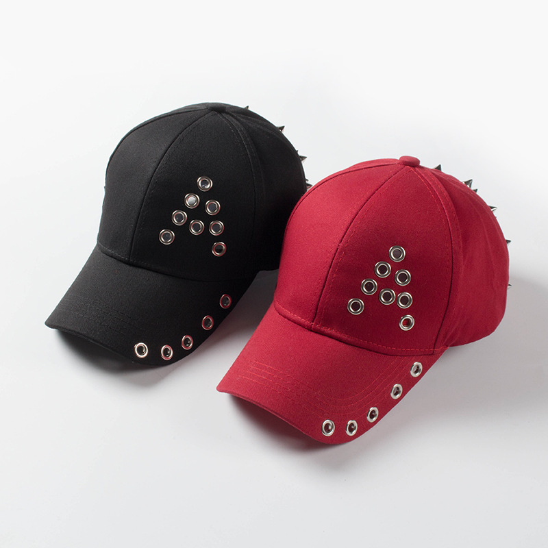 fashion studded baseball cap